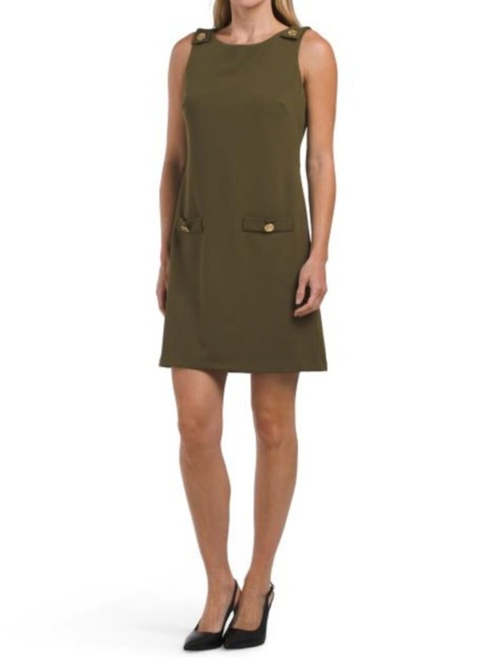 BCBG Button Detail Mini Dress